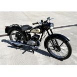 A 1962 BSA Bantam D1, 125cc, registration no. AHT 937B, frame no. BD2S77792, engine no. DD15880,