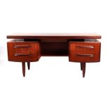 A G-Plan mid century modern Fresco teak dressing table, 153cms wide.Condition Reportthe mirror is