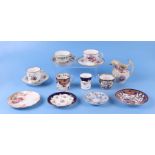 A quantity of cabinet cups to include Dresden, Crown Derby and Coalport; together with other mixed