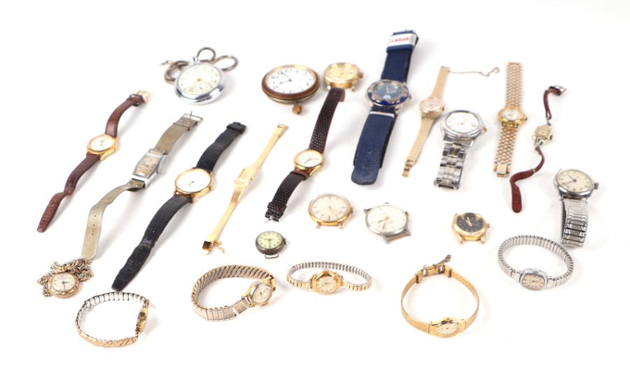 A small collection of ladies and gentlemen's fashion watches to include Rotary, Lorus, and Seiko.