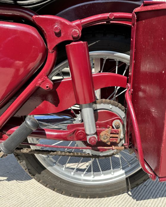 A 1958 BSA Bantam D5 175cc registration no. 815 BHW, frame no. FD52958, engine no. ED5B2387, maroon. - Image 2 of 18