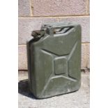 A five gallon jerry can dated 1976.