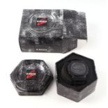 A Casio G-Shock wristwatch with double LED light, 1/100 second stop watch, world time, daily alarm