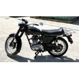 A 1970 BSA Fleetstar 250cc single, registration no. PBM 615H, engine no. ED10897, black. The