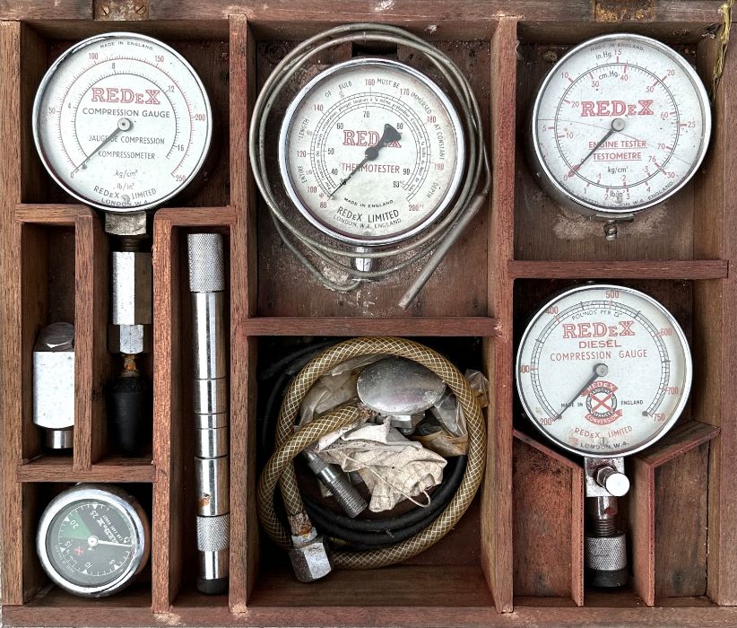A REDeX test kit comprising compression gauge, thermo tester, engine testometre, diesel - Image 2 of 6