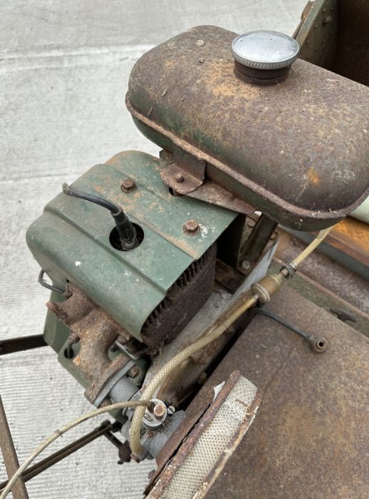 A Dennis of Guildford 36ins self propelled groundsman's lawnmower, the premier MK I with grass box - Image 4 of 8