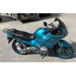 A 1993 BMW R1100 RS, registration no. L940 DUE, frame no. 0294076, engine no. 21936106, blue. We are