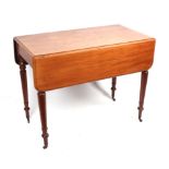 A Victorian mahogany Pembroke table, 92cm wide.