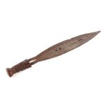 An African Congo Boa / Zande short sword, 52cm long.
