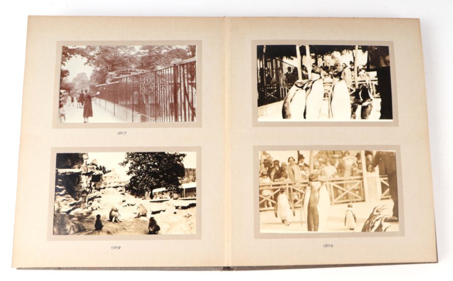 Two private photograph albums containing images of London Zoo between 1925 and 1935, each album - Image 7 of 60