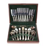 A canteen of silver plated cutlery. Condition ReportThis is a six person canteen.