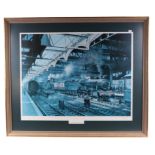 After Terence Cuneo - Snow Hill Station - limited edition print, single edition of 850 copies,