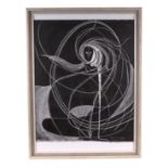 After Joseph Muzondo (Zimbabwean b1955) - Spiritual Winds of Shave - limited edition wood cut print,