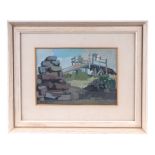 Storey (20th century British) - Study of a Rickety Wooden Bridge - signed & dated '79 lower left,