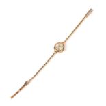 A Roma ladies 9ct gold cocktail watch with articulated bracelet, 12.6g.