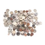 Assorted GB coinage including; crowns, half crowns and shillings.