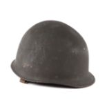 A WWII American GI helmet.