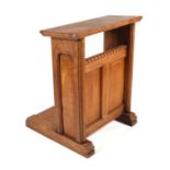 An oak ecclesiastical lectern, 69cms wide.