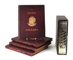 Ollier (Edmund) Cassell's Dore Gallery, four volumes together with Malory ( Sir Thomas) Le Morte