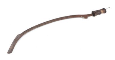 An African Congo Azande throwing knife, 48cm long.