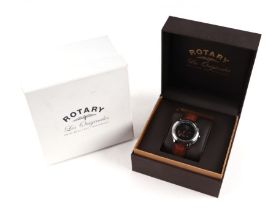 A Rotary gentleman's fashion watch in original box with receipt.