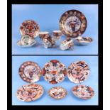 A quantity of early 19th century Imari pattern ceramics to include plates and tea wares. Condition