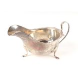 A George IV silver sauce boat, Sheffield 1939, 189g.
