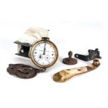 Naval interest: An Oliver's Knottmaster Nautical Miles gauge in a brass case, 8cms wide, in a