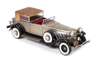 A Waco Japan 1934 Duesenberg car novelty AM-MW radio, 26cms long.