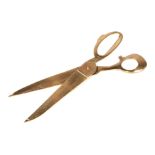 A large pair of shop display scissors, 78cms long.