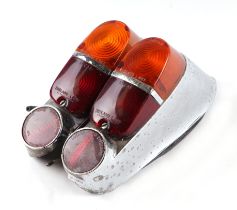 A pair of Jaguar XK150 / Mk II rear light assemblies, in original condition (2).