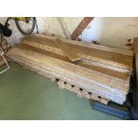 A quantity of brand new Broadleaf Elegance engineered aged oak flooring, 2cms depth, approximately