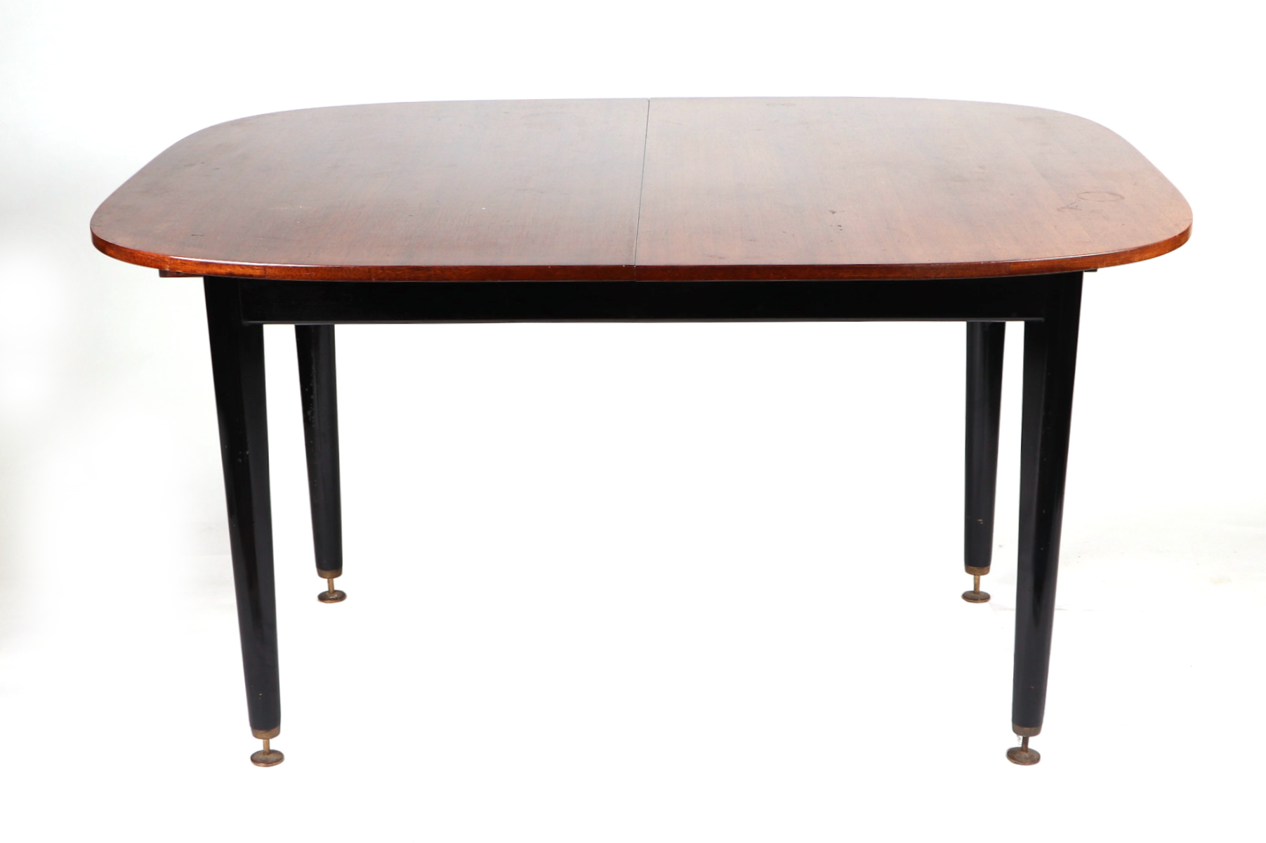 A G-Plan mid century Librenza teak dropleaf dining table, 135cms wide; together with four matching - Image 2 of 9