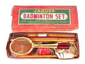 A John Jaques & Sons Ltd Badminton set, boxed.