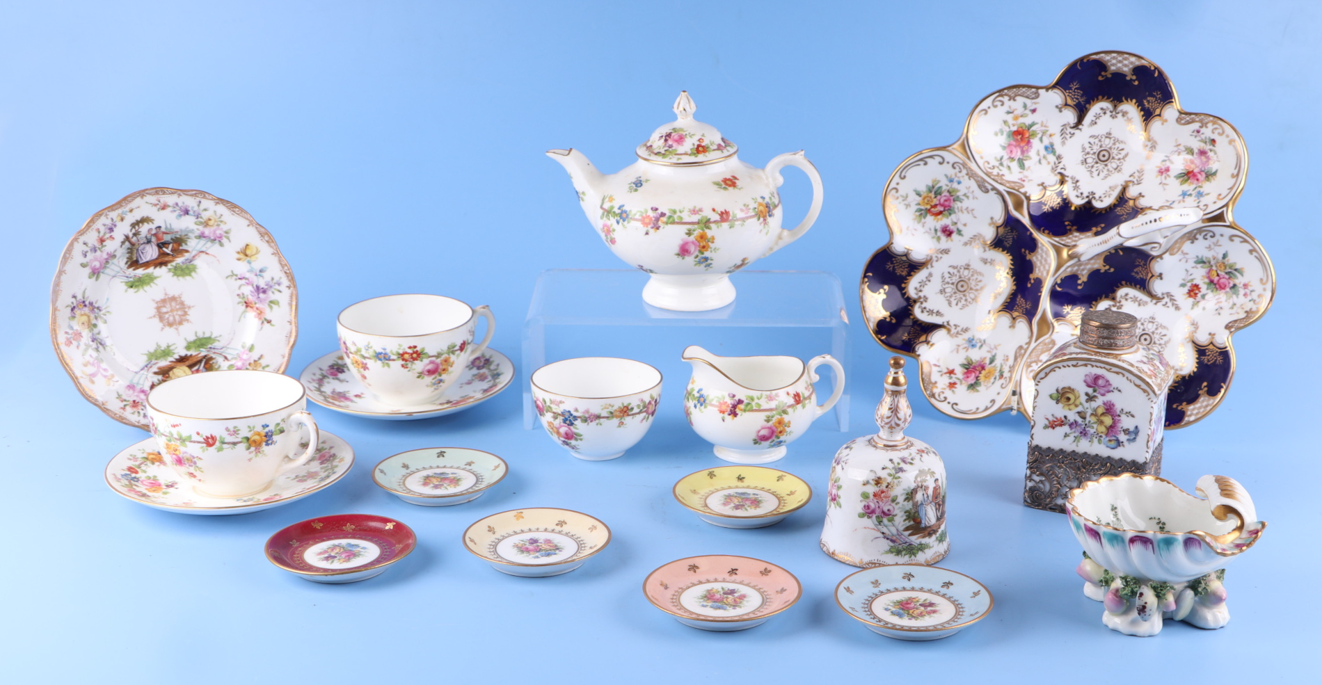 A set of six Susie Cooper coffee cans and saucers; together with a Coalport part dinner service; - Image 2 of 6