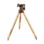 A Parker-Hale spotting scope tripod, list no. 2275, 38cms high.
