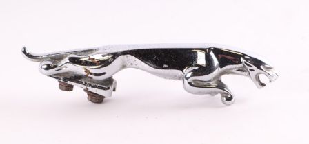 A leaping Jaguar car mascot, 20cms long, as fitted to MKII and other models.