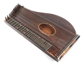 A zither cased.