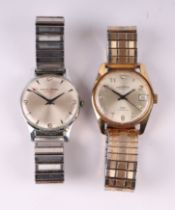 A vintage Smith's Astral 17 gentleman's wristwatch; together with a Winegartens 17-jewel gentleman's