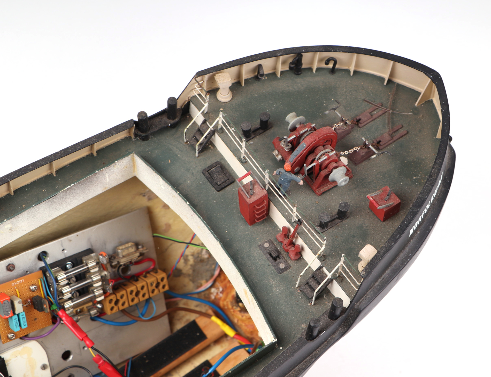Nautical interest: The Norfolk Man, a kit built by Model Slipway, powered by two-speed 600 motors - Image 6 of 7