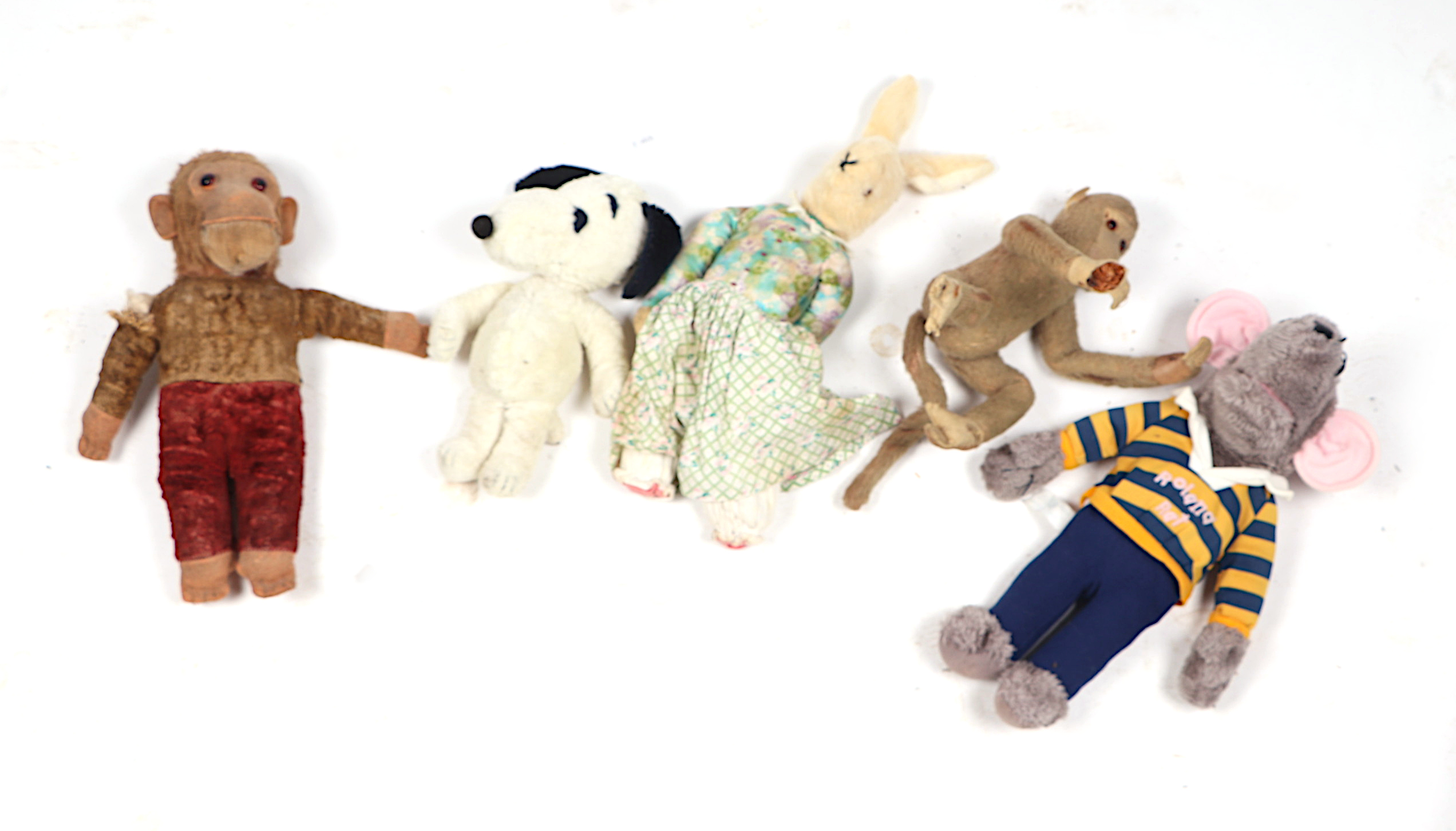 A Victorian style pram containing various plush toys and teddy bears; together with a push-along - Image 5 of 5