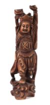 A Chinese root wood figure, 50cms high.