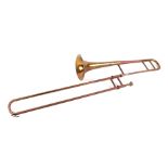 A Boosey & Hawkes Ltd no. 78 brass trombone.