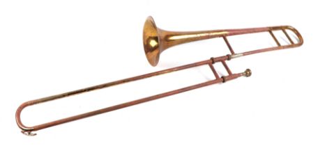 A Boosey & Hawkes Ltd no. 78 brass trombone.