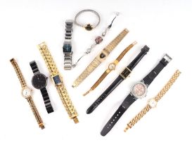 A group of ladies and gentlemen's fashion watches to include Seiko and Sekonda.