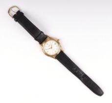 A vintage gentleman's gold capped Sewills automatic wrist watch,