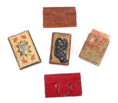 Five antique miniature British Almanacs, 1770, 1779, 1819, 1836 and 1851. Condition Report All