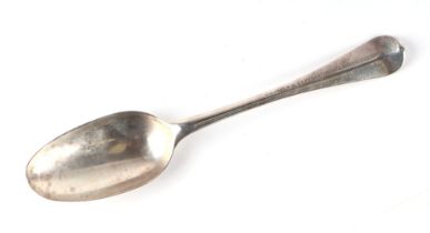 A George II silver marriage spoon engraved with the details of the couple and their 1732 wedding