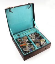 A quantity of costume jewellery to include rings and bracelets.