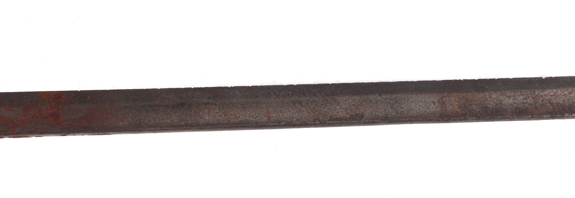 A British Officer's sword with wirebound shagreen grip, pieced and engraved basket hilt and 89cms - Image 10 of 12